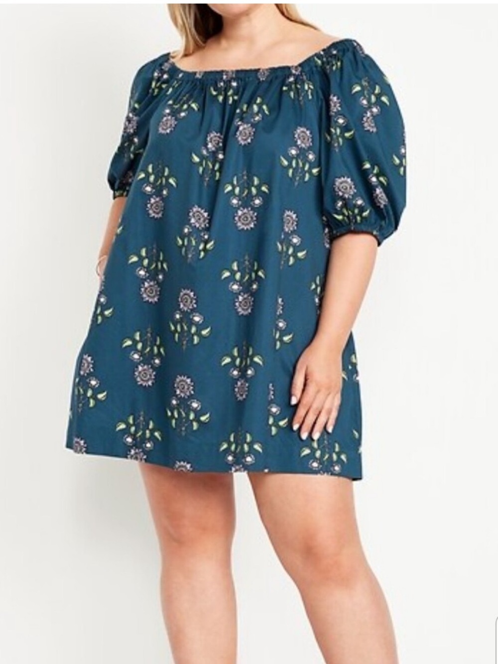 NWT Old Navy Floral Mini Swing Dress